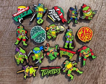 Ninja Turtles Clog Charms / TMNT Shoe Charms / Shoe Charms for kids and Teens / Shoe Charm Sets Bundle Available
