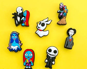 Skelly Braut Corpse Halloween Clog Anhänger - Horror Film Geist Alptraum Schuhzubehör - Schuhanhänger für Kinder Erwachsene Jugendliche