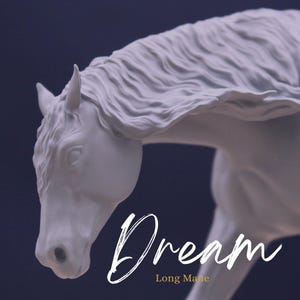 Resin Model Horse - Dream (Long mane)