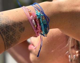 Seashell Anklet Bracelet , Friendship bracelet, Ankle Bracelets , Body Jewelry, Waterproof