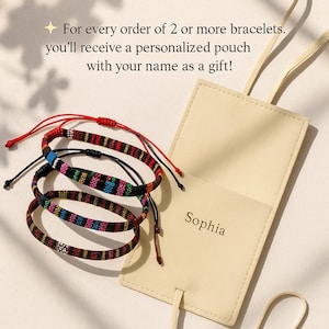 Pulsera Boho Surfista: Tobillera de algodón tejido impermeable imagen 5