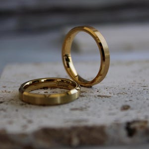 Gelbgold Wolfram Ehering,Gelbgold Wolfram Ring,Jahrestag Ring,Männer & Frauen,Wolfram Ehering,Verlobungsring,Jubiläum