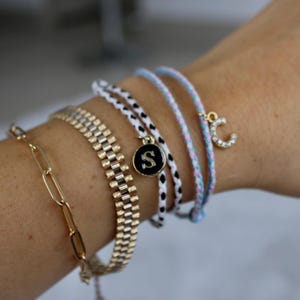 Friendship Rope Bracelet, Surfer Bracelet Men & Women - Handmade Boho Summer Festival Jewelry, Waterproof Cotton Bracelet, Woven Bracelet