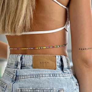 Beaded Belly Chain | Waist Beads | Beach Belly Chain | Summer Belly Chain | Body Chain Jewelry | Boho Belly Chain | Oversized Belly Chain