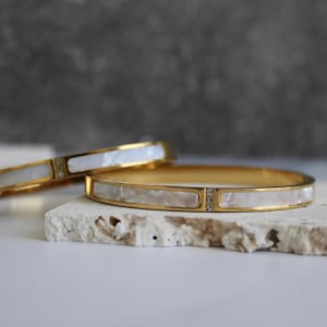 Bangle bracelet, Stainless Steel Gold Plated Bangle bracelet, silver bangle bracelet, thin bangle bracelet, Stackable bracelet, WATERPROOF