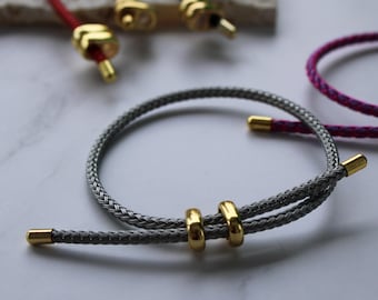 Handmade Waterproof Cotton Surfer Bracelet, Boho Summer Jewelry