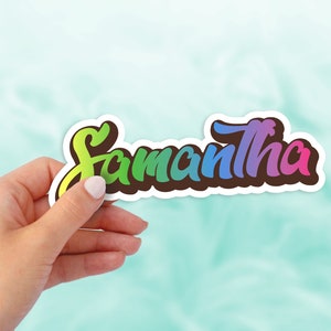 Personalied Stickers Custom name stickers, waterproof stickers, laptop stickers, water bottle stickers, child sticker, teacher sticker