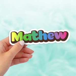 Teacher sticker, Custom name stickers, custom sticker, waterproof stickers, laptop stickers, water bottle stickers, child sticker,