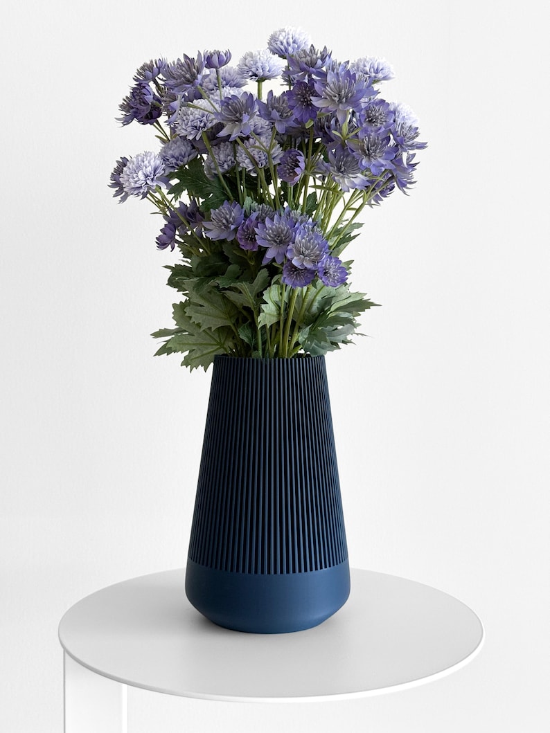 Minimalist 3D Printed Vase: Modern Home Decor Centerpiece - Etsy - Minimalist 3D Printed Decor