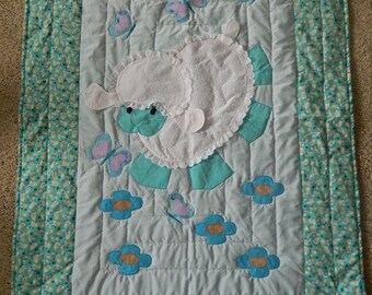 Little Lamb, blue and brown butterfly