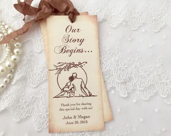bookmark favors etsy wedding bookmarks