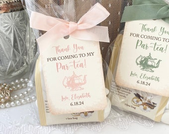 Thank You for Coming to my Par-Tea Favor Bags Tea Party Favor Bags, Tea Party Par-Tea Thank You Bags Gifts for Guests