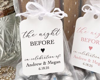 Personalized Rehearsal Dinner Favor Gift Bags: DIY Kit