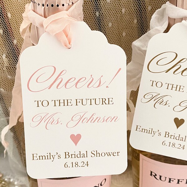 Champagne Tags - Etsy