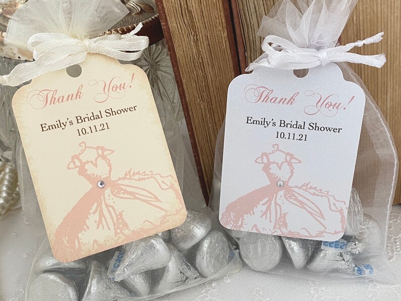 bridal shower favor bags