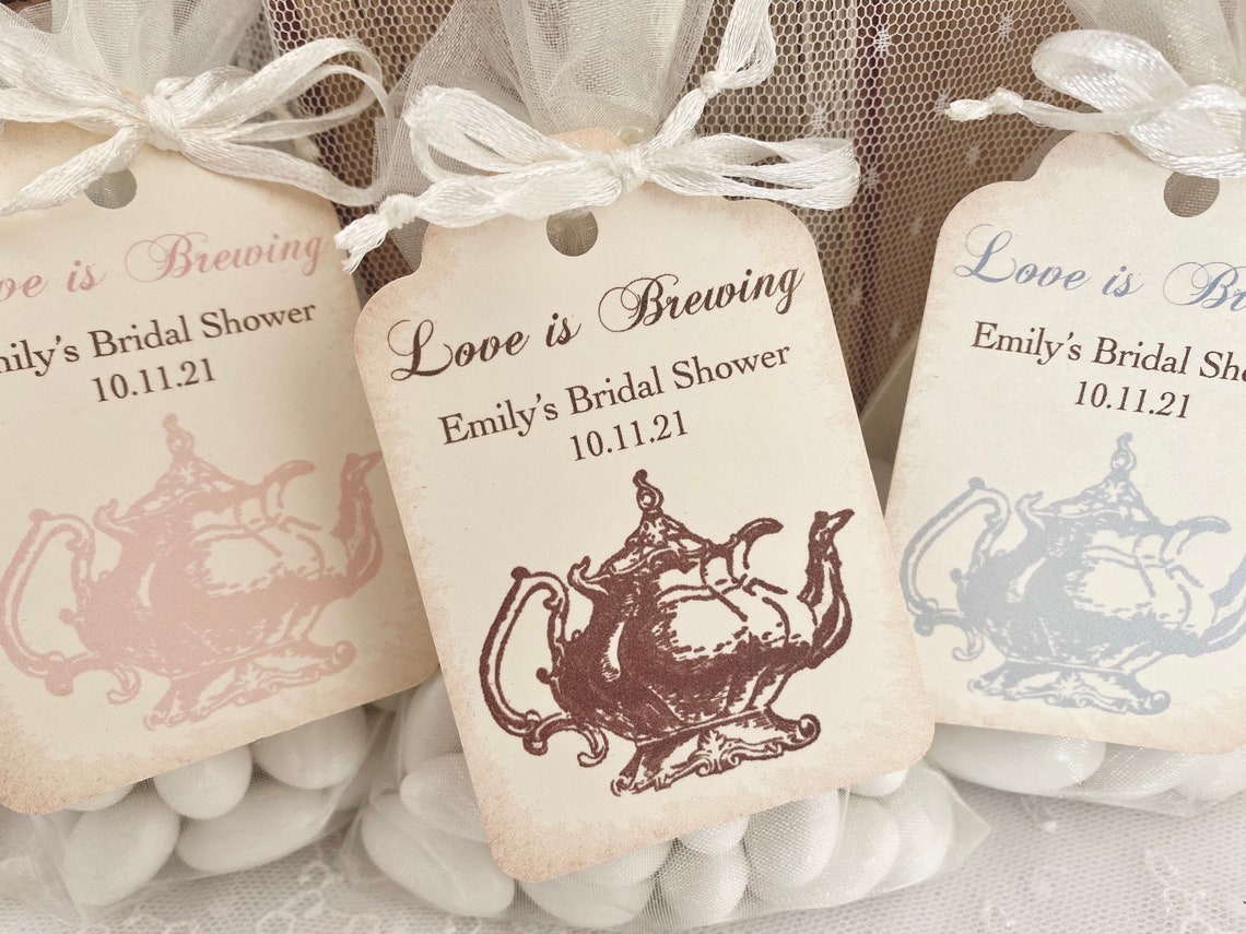 Tea Party Favor Bags Tea Party Guest Gift Bags Tea Thank You Etsy