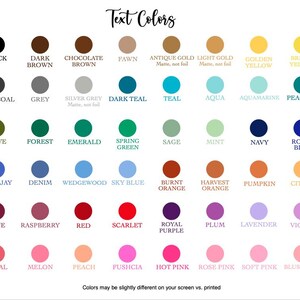 a color chart of different shades of paint