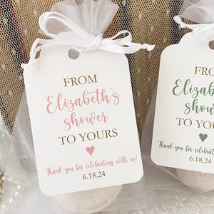 Bridal Shower Favor Bags: Soap & Bath Bomb DIY Kit