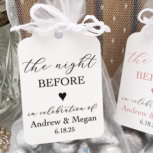 Personalized Rehearsal Dinner Favor Gift Bags: DIY Kit