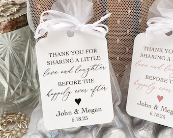 Personalized Rehearsal Dinner Favor Bags: Organza, Satin Ribbon