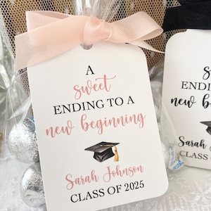 Personalized Graduation Favor Bags: Sweet Beginnings Candy Treat Kit