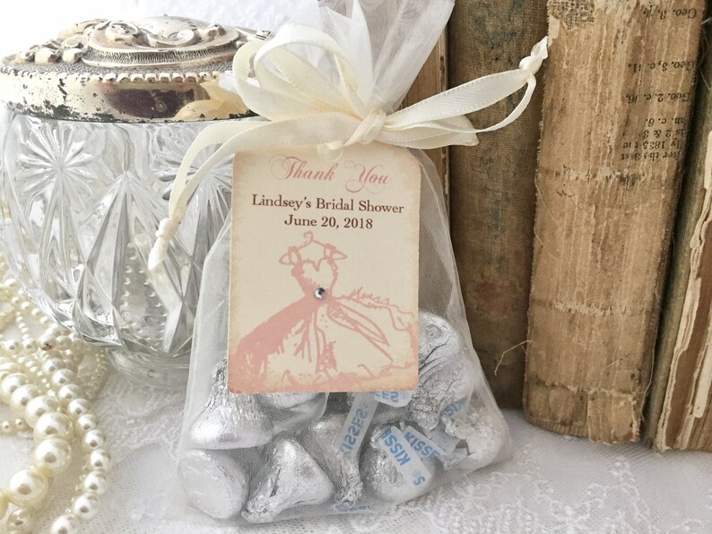 Bridal Shower Treat Bags Bridal Shower Favor Bags Organza Etsy