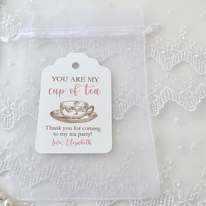 Tea Cup Favor Bags: Bridal Shower Tea Party Favors - Etsy