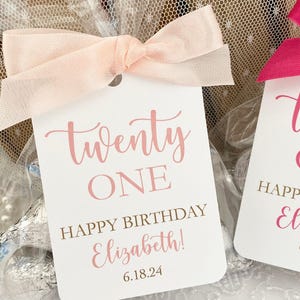 Personalized 21st Birthday Party Favor Bags: DIY Kit