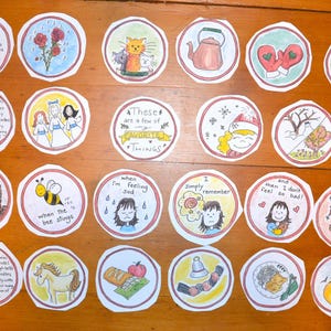 Meine Lieblings Dinge Song Sound of Music Printable Ornamente zum Ausmalen + in Farbe