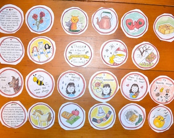 My Favorite Things Song Sound of Music Printable Ornaments Coloring + in Color