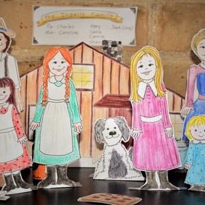 little house on the prairie paper dolls
