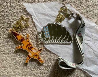 Llaveros de doble cara inspirados en Nausicaa de Studio Ghibli