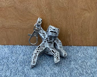 Llavero del Hombre del Espacio del Proyecto Ave María Gracia