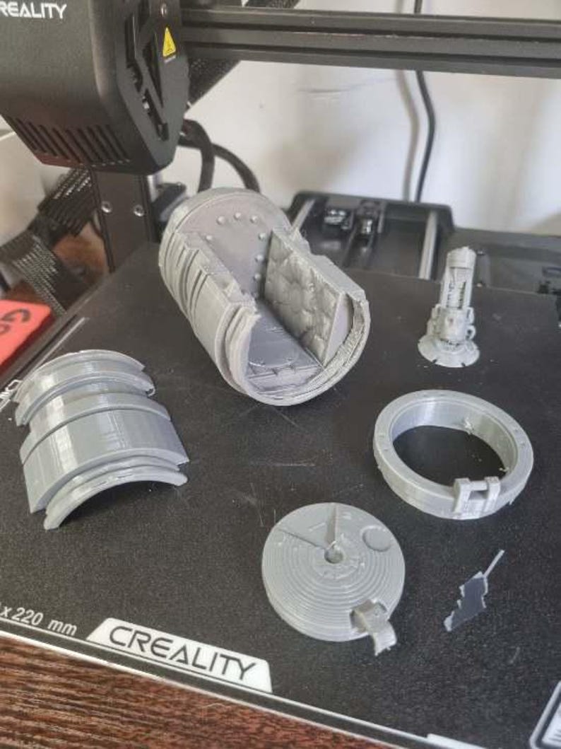 Modular Sci-fi Spaceship STL – 28mm Printable Terrain With Interior for ...