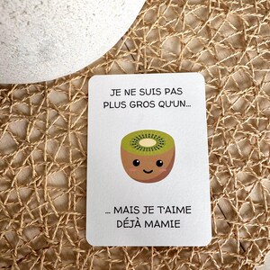 Carte annonce grossesse | Carte baby shower | Carte annonce bébé | Annonce grossesse