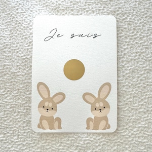 Carte à gratter annonce sexe bébé | Carte à gratter gender reveal | Cadeau gender reveal | Morpion annonce sexe | Tic tac toe gender reveal