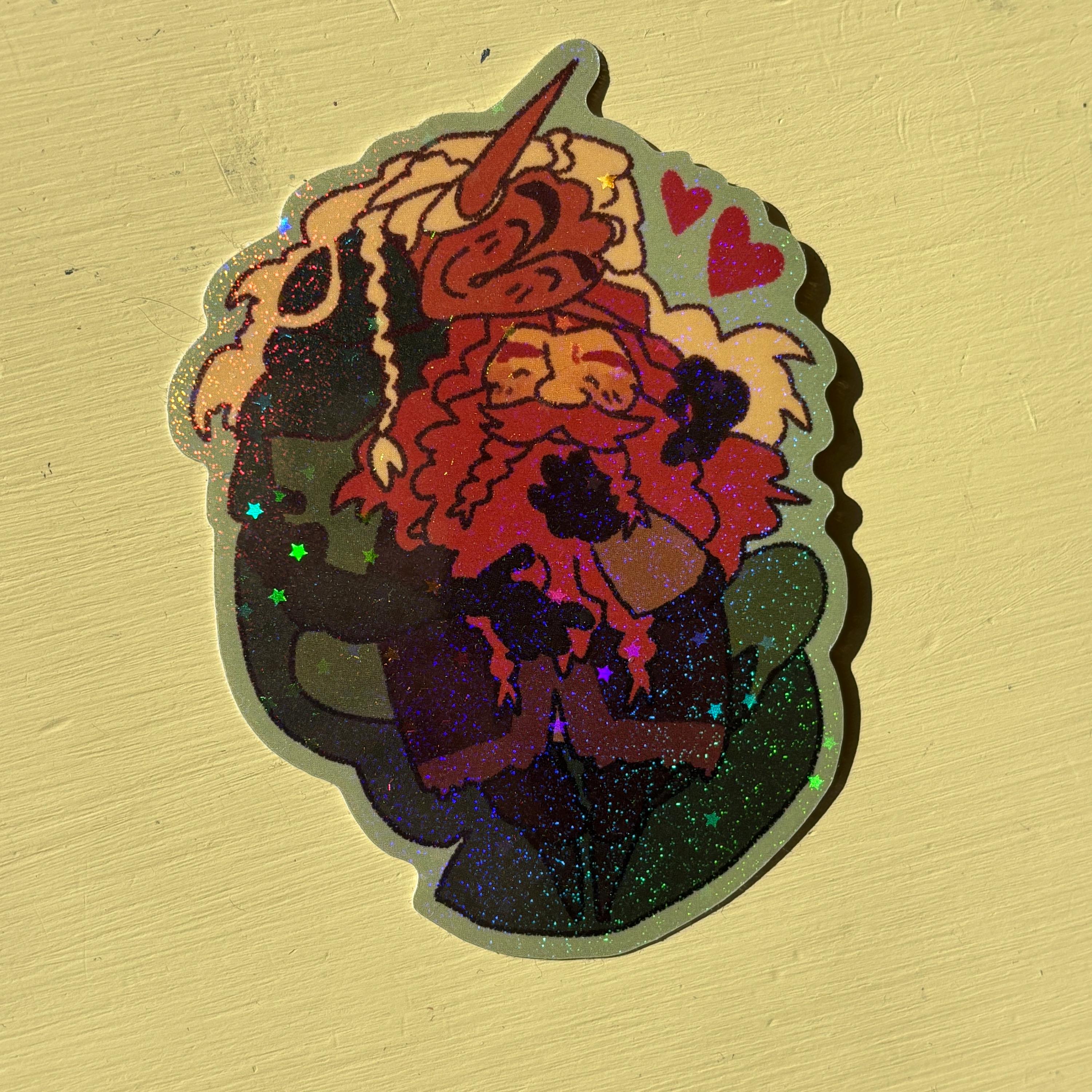 Legolas and Gimli [gigolas/gimleaf] 3.5” Holo Sticker LOTR - Etsy