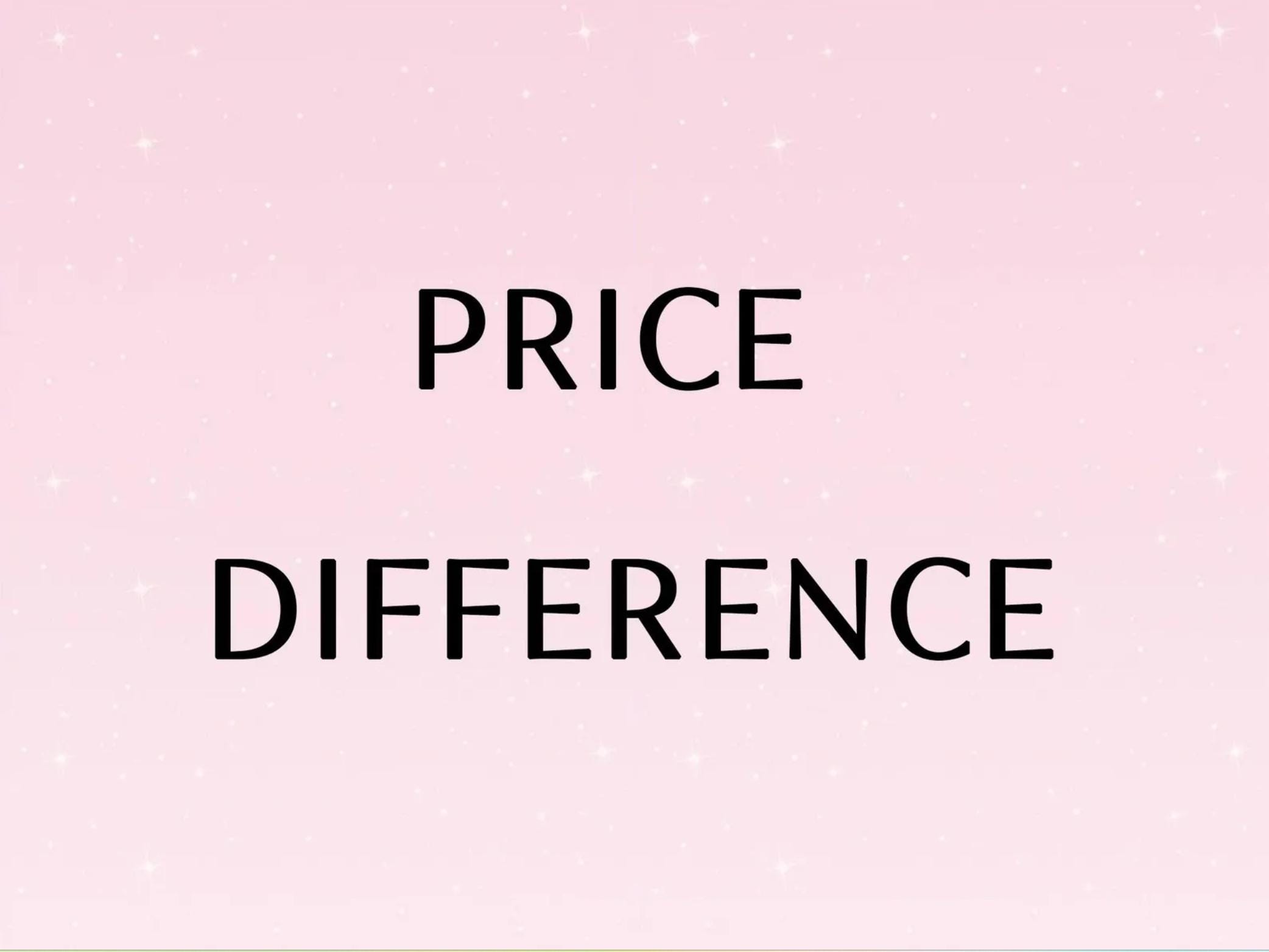 PRICE DIFFERENCE