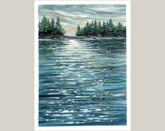 Art Print / Lake View