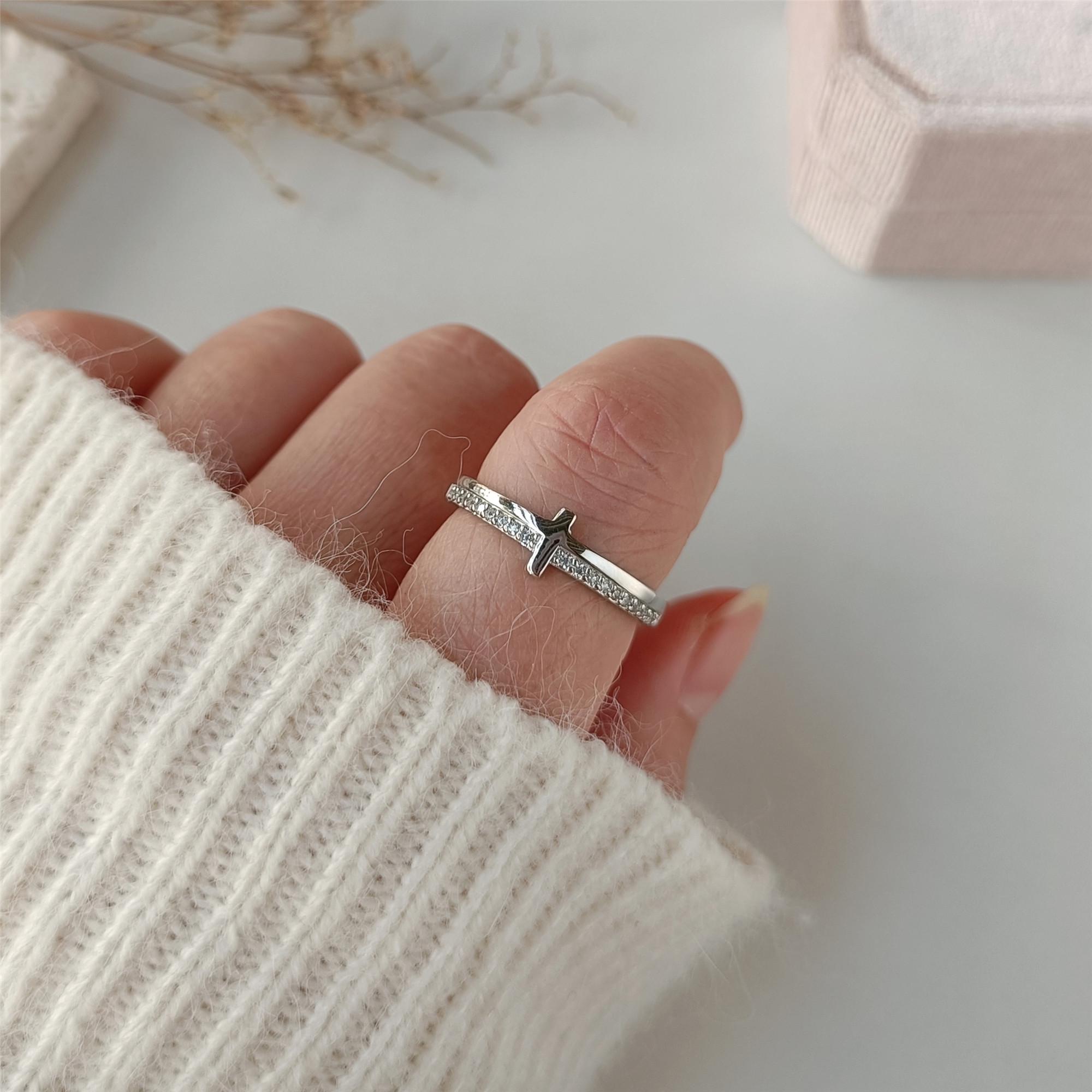 An meine Tochter, bete darauf, goldener Kreuzring, religiöses Geschenk, christlicher Schmuck, Sterling Silber Ring, Geburtstagsgeschenk von Mama, Weihnachtsgeschenk