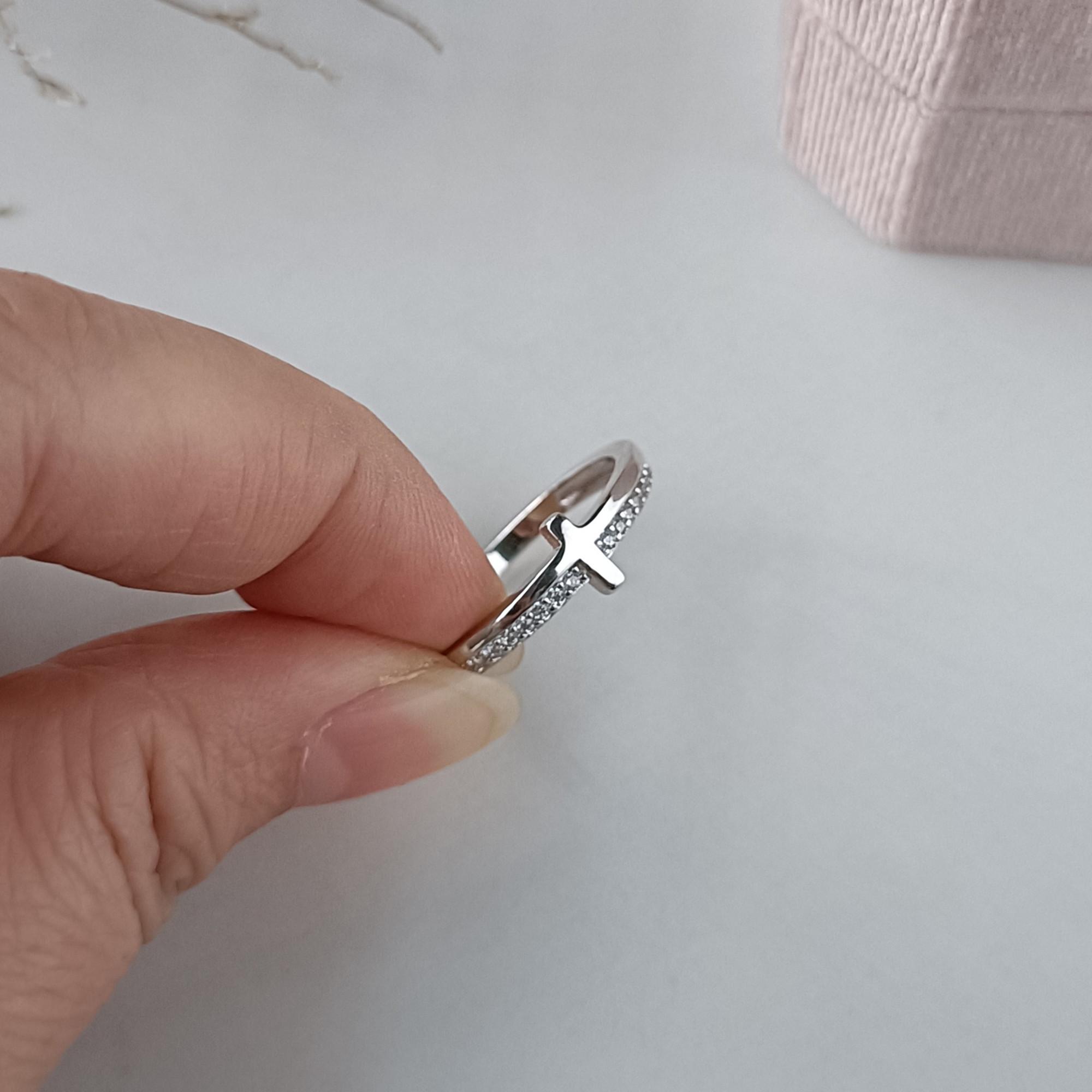An meine Tochter, bete darauf, goldener Kreuzring, religiöses Geschenk, christlicher Schmuck, Sterling Silber Ring, Geburtstagsgeschenk von Mama, Weihnachtsgeschenk