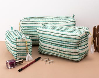 Waterproof Wash Bag, Makeup Bag, Cosmetic Bag, Travel Bag With Pockets, Jumbo Wash Bag Assorted, Reusable Bag, Mother's Day Gift - Set of 3