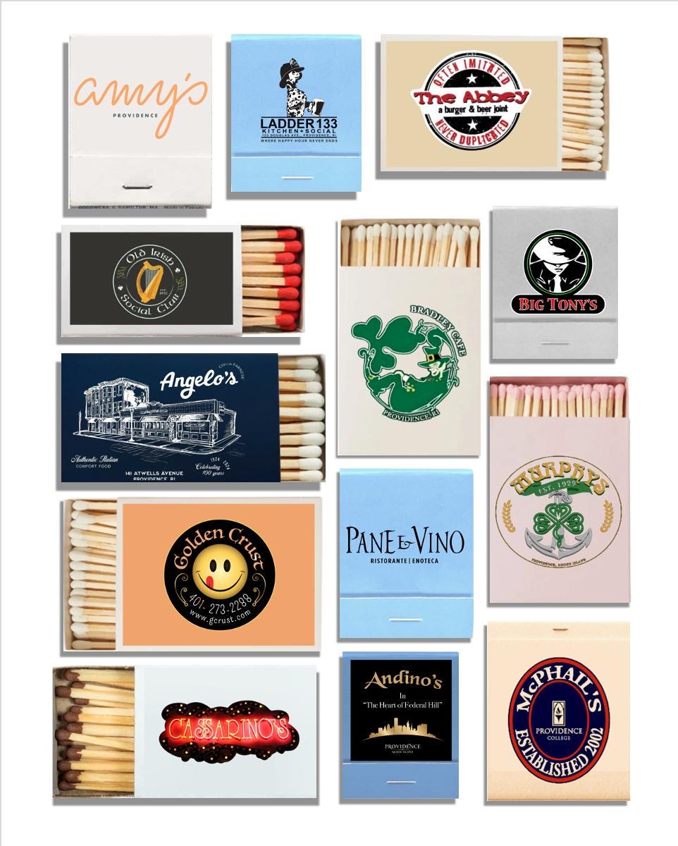Providence College Matchbooks