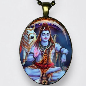 Collana Shiva Ciondolo Mahadeva Hara Amuleto Meditazione Yoga Dio della Distruzione Dio del Tempo Signore degli Yogi Il Ballerino Cosmico Patrono dello Yoga