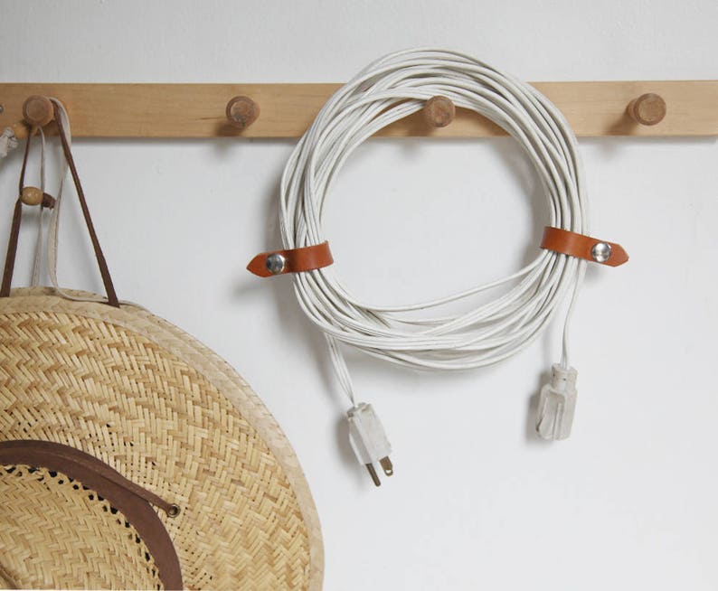 Set of 3 Leather Cord Clasp