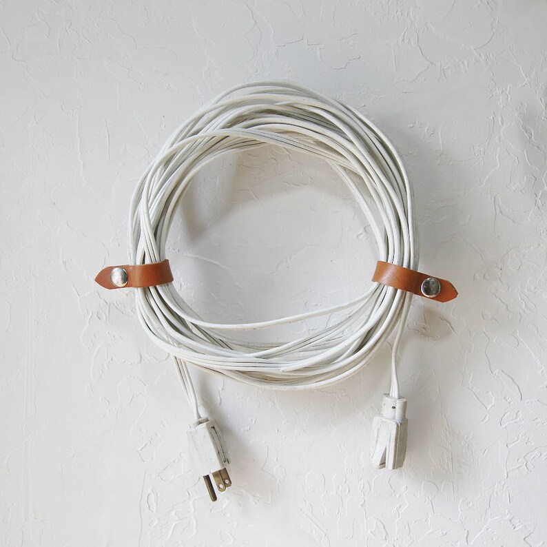 Set of 3 Leather Cord Clasp