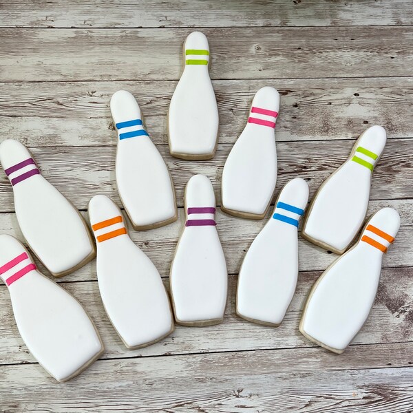 Bowling Pin Cookies