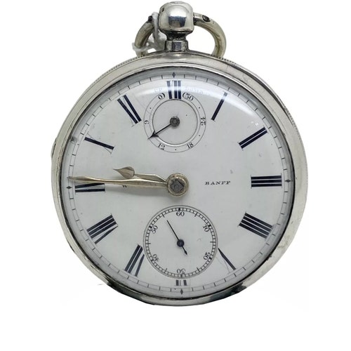 Silver Cased Open Faced Fusee 1849 Fusee Pocket Watch Jason Watson