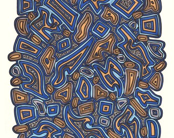 Orange and Blue
