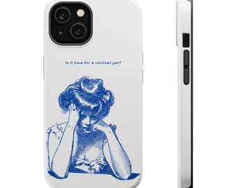 Whimsical Phone Case - Fun & Stylish Magnetic Tough Cases, Cocktail Lover Gift, Unique Phone Accessories, Cute Cell Phone Cover, Gift for